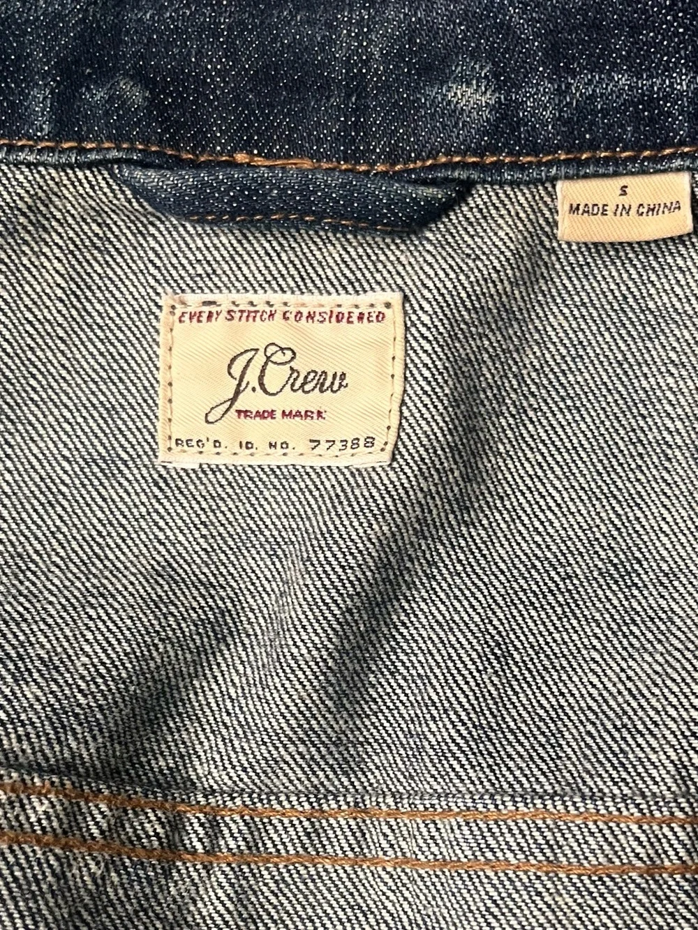 Men's Kaihara Japanese Denim Classic Trucker Jacket in Dark Indigo Wash